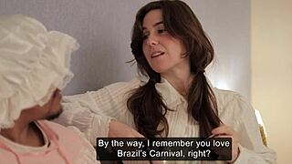 Red Riding Hood's granny rides a big interracial dildo in this dirty talk comic full movie storyline.