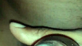 horny cock releasing thick cum in close up