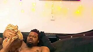 Deepthroat Facial On Slut With Big Tits Sucking Black Monster Cock!