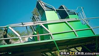 Bethany Benz's big booty bounces on Van Wylde's cock in swamp buggy scene!