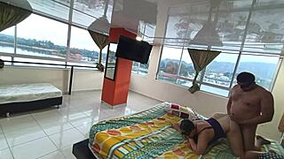 Traveling With Boss's Wife Sharing Bed Leaving Creampie In Hotel Room 1-2 FullOnXRed