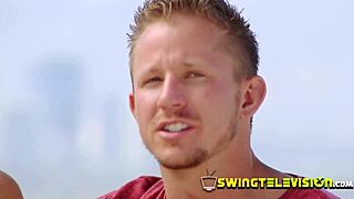 Conservative Couple Attends the Wildest Swingers Party at Mansion - Will They Join Babe Blowjob Orgy?