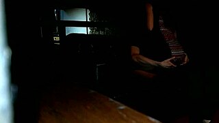 In the basement, we secretly fuck hardcore with big cock pounding Latina milf's big ass until cumshot inside.