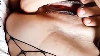 Whoa, double masturbation leads to intense doggy style sex with close-up anal assfucking for this milf!