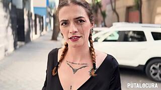 putalocura catches tattooed spanish malafalda for bent over doggystyle creampie outdoors