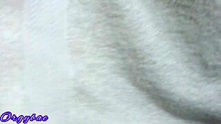 Home Alone Milf Hints at Shaved Ebony Pussy Play