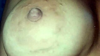 my stepdad loves my armpits so i let him touch my breasts and cum on my tits with his huge cock