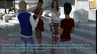 I Feel So Erotic Playing This Game with Blonde Wife and Brunette Stepmother