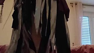 Bound and spanked at Mistress Kantalis's feet in gladiator gear!