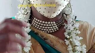 Indian Crossdresser Model Lara Dsouza Poses in Saree Video