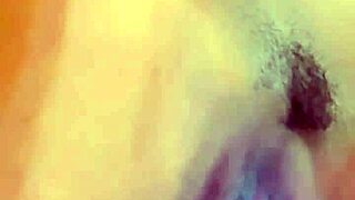 Latina Masturbates with Dildo in Jeans Shorts for Facial Cumshot and Virtual Sex POV