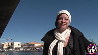 Hot bitch Caro publicly shows then gets fucked hard