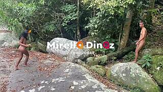 India Nicolly Gets Surprised By Indigenous Man In Amazon Forest Encounter