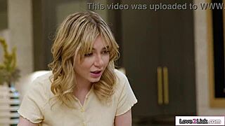 wtf are you licking my busty milf stepmom's ass for behind my back