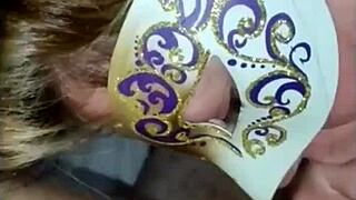 My woman gives me a blowjob ending with a facial cumshot.