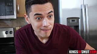 After her yoga workout, the fit blonde stepmom craved deep anal from the young monster cock. She rimmed and blew him eagerly.