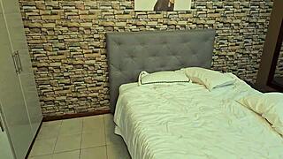 Plumber gives his job to lesbian couple wanting cock on anniversary!