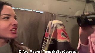 Ava Moore Empties Trucker's Balls In Cabin Glory!