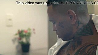 What surprise awaits my husband with this athletic blonde and brunette domination in homemade bisexual fitness play