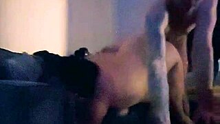 Horny Moaning Wife Fucked Hard In Livingroom With Big Tits Creampie And Doggystyle Domination