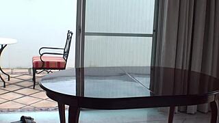 Asian Couple Engages In Outdoor Copulation Under Sunlight