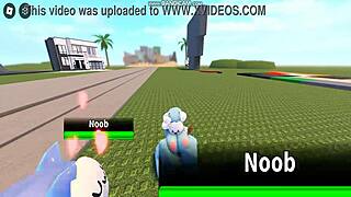 i got banged hard in this whoreblox game gangbang creampie moment