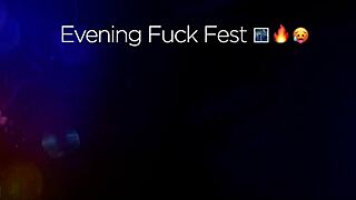 Marylin mornoe look alike blonde with huge boobs handles big cock in bedroom action