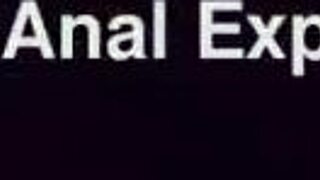 swinger couple plays with double penetration outdoors by the lake