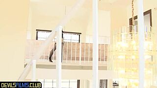 Glam beauty takes steamy solo bath in lingerie stockings with small tits tattoo close up