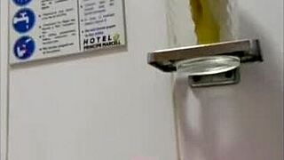 Behind the scenes of a man woman man threesome also you pee in the shower tutorial on how to wash the anus in the shower step by step