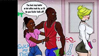 White Slut Teacher Fucks Black Monster Cock in Homemade Interracial