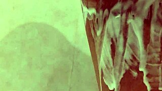 naked stepsister gets caught in the shower with big tits exposed!