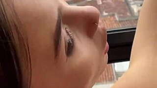 petite brunette latina lingerie model takes hard anal pov fuck with huge creampie