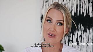 This 18yo's first massage turns into sensual nuru with Andi Avalon and Diego Perez