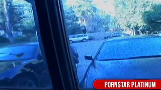 Blonde Trina Michaels Boldly Offers Her Pussy to Muscular Bodybuilder