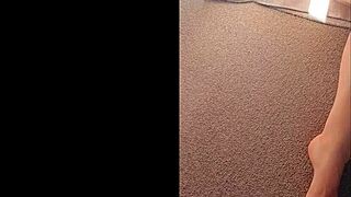 Overwhelmed by Desire as Mature Mom Reveals Her Huge Close-Up Clit in Wet, Emotional Flashing Moment