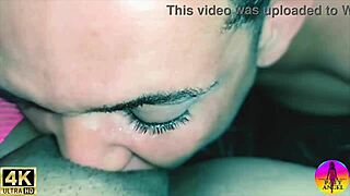 neighbor, why eat my pussy on all fours and cum sideways in my mouth?