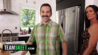 hey, my stepmom and girlfriend team up pussies so my stepdad and i totally fail no nut november