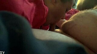 Oh wow, this slutty blonde cougar fucktoy drains that massive cock dry with her blowjob skills! Can you handle her wild cumshot action?