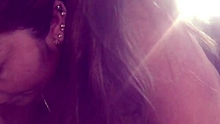 this milf is licking that dick with close up sucking and handjob moves