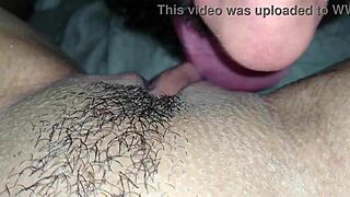 why not dive into licking this stunning swollen clit on a fit amateur milf?