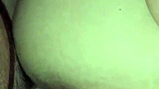 Pregnant Wife's Gaping Pussy Oozes Cum After Creampie