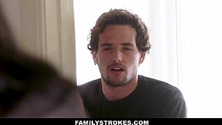 Can This Hot Russian Stepmom Crystal Rush Handle Her Stepson's Huge Erection?