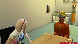 Anal Action! Hinata Porn Cap4 Naruto Talks To Sakura In Kitchen For Fucking Advice And Pounds Her Hard Like Hinata!