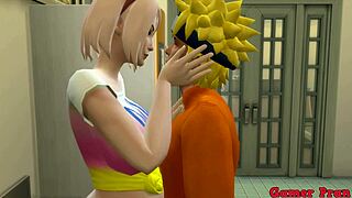 Anal Action! Hinata Porn Cap4 Naruto Talks To Sakura In Kitchen For Fucking Advice And Pounds Her Hard Like Hinata!