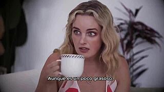 two beauties enjoy threesome sex with spanish sub