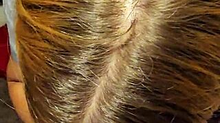 Pregnant Wife's Gaping Pussy Oozes Cum After Creampie