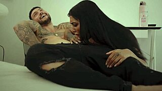 yasmina khan experiences her first gangbang with the bud brothers, taking double penetration in lingerie and delivering an amazing rimjob with cum swallows