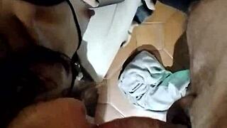 Argentinian Milf Delivers Intense Blowjob with Small Tits and Sexy Toys in Amateur Scene