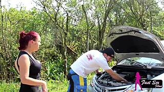 Descriptive Foda Com O Cu Empinado Na Estrada as Rikardo Fantasma Fucks Mary Redqueen in Big Tits Anal Assfucking